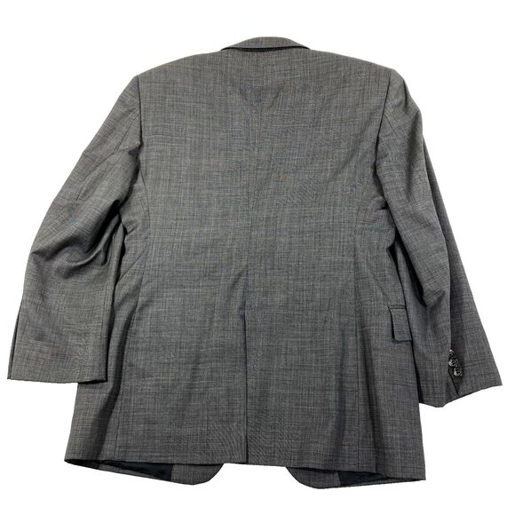 Jos A Bank Signature Sport Coat Wool Check Nailhead Gray Black 40 41 42 - Picture 6 of 14